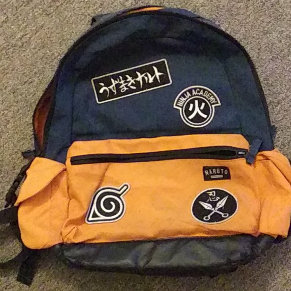 Naruto book bag